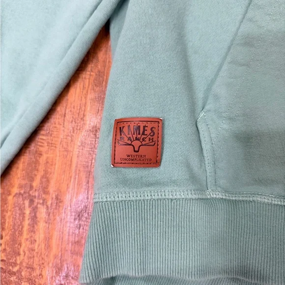 Kimes Ranch Blue and Green Gradient Hoodie - Picture 2 of 3
